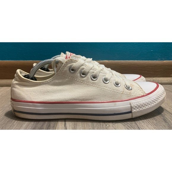 Converse Chuck Taylor All Star Women's Size 7 White Low Tops Sneakers - Picture 1 of 11